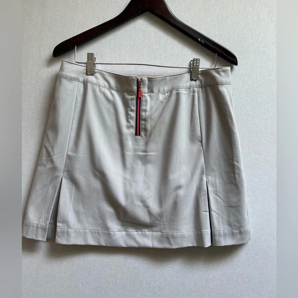 Callaway Opti Dry Grey Pleated Golf  Skirt Skort Sz 10 - Picture 2 of 12